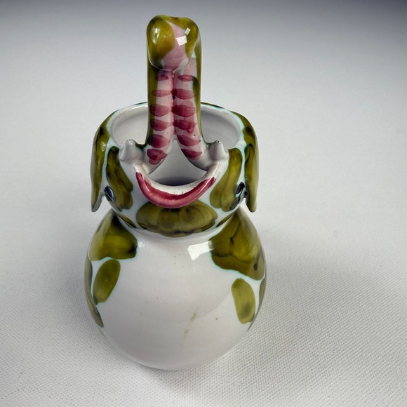 Vintage Hand-Painted Ceramic Elephant‎ Pitcher Creamer Italy #1560 - Picture 6 of 12